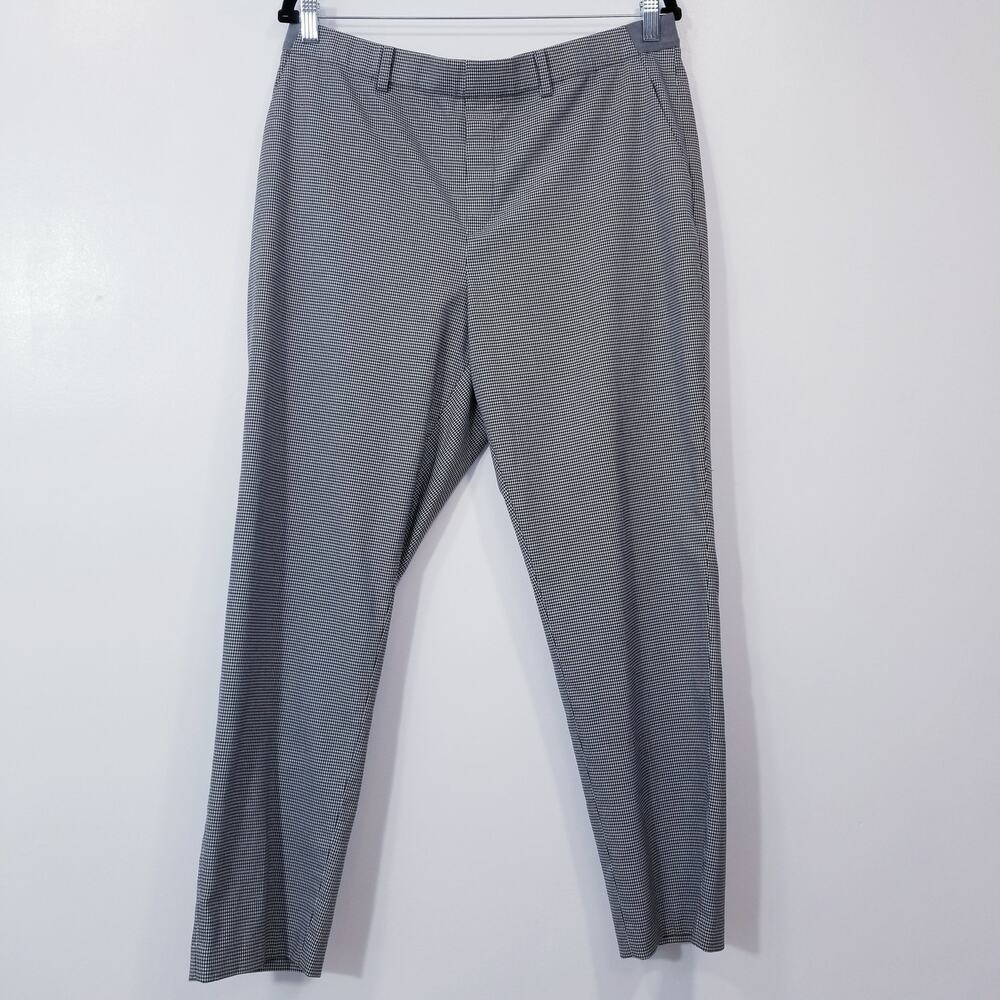UNIQLO Hounds tooth Print High Rise Pull on Pants